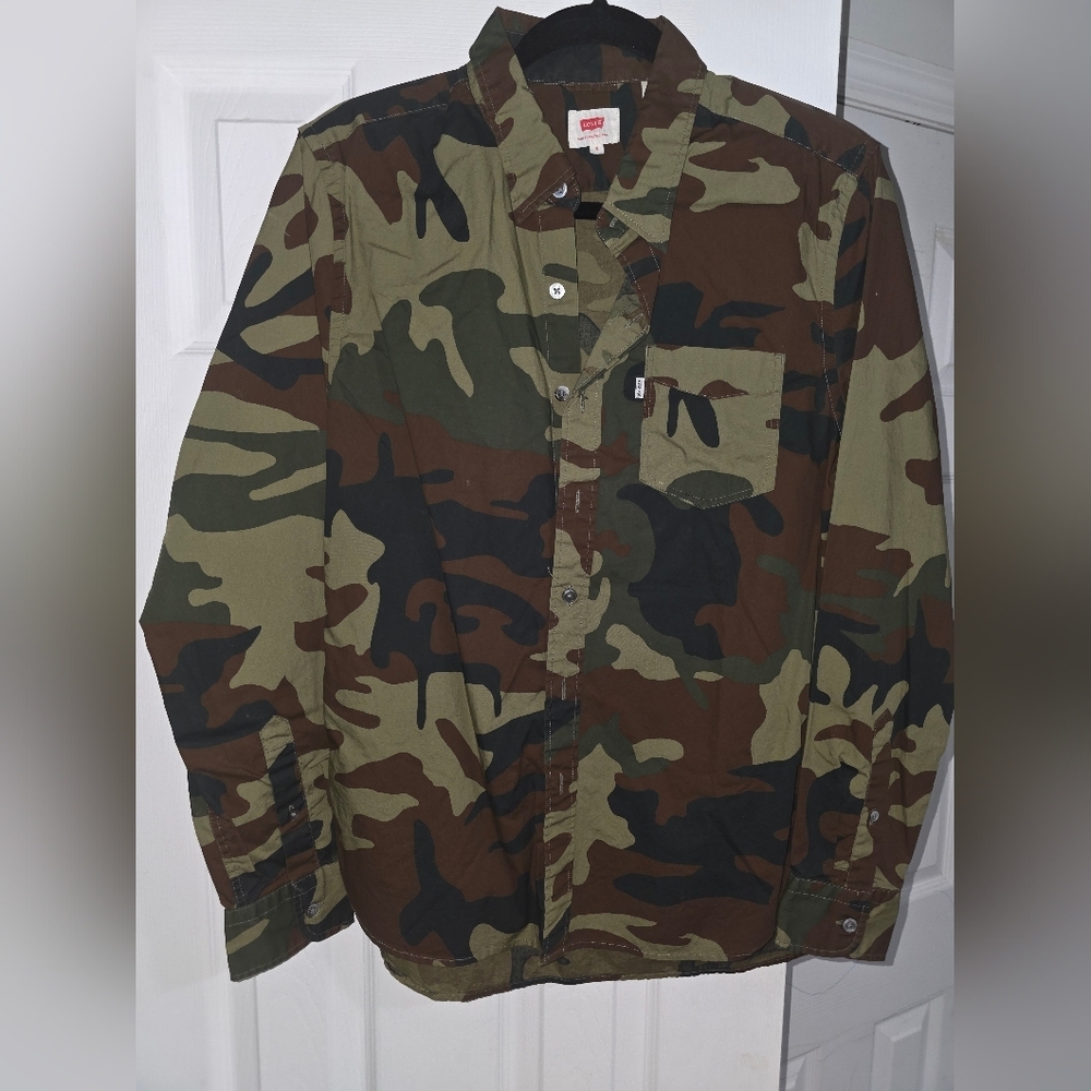 Levi's Camouflage Shirt | Sz Small